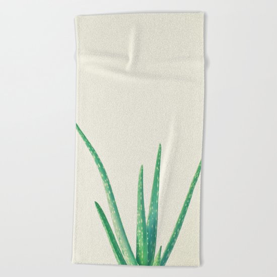 Aloe Vera Beach Towel