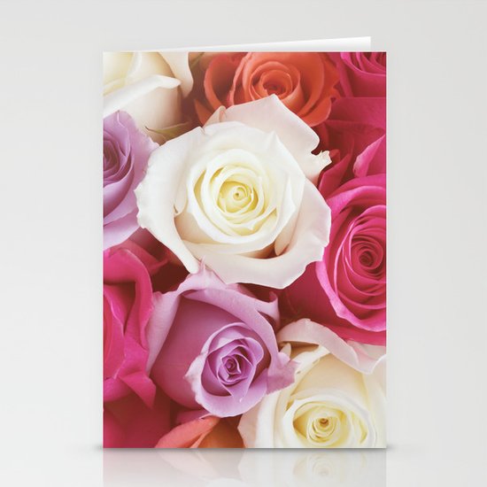 Romantic Rose Stationery Cards