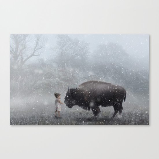 MeeTe Buffao Canvas Print
