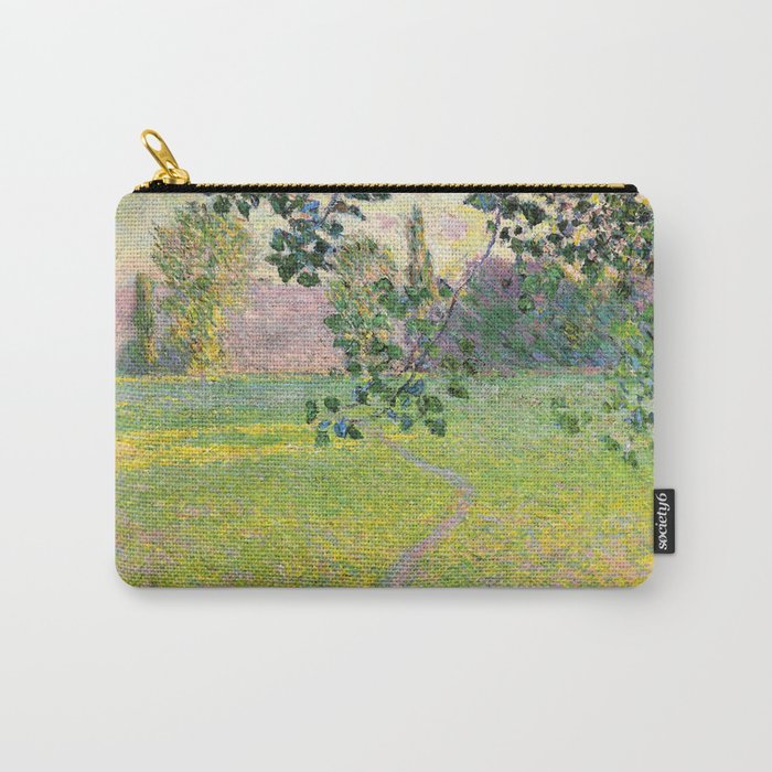 Claude Monet "Paysage de matin" (1888) Carry-All Pouch