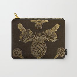 Bee And Thistle Carry-All Pouch