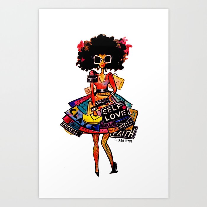 I Carry Nothing But My Self Worth Art Print