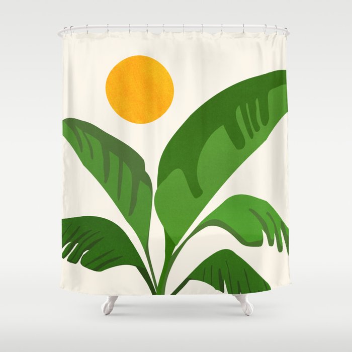 Above The Treetops / Tropical Plant Series Shower Curtain