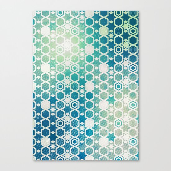 Stars Pattern #003 Canvas Print
