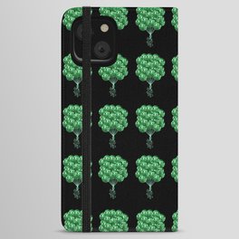 70's Groovy Green Disco Ball Balloons iPhone Wallet Case