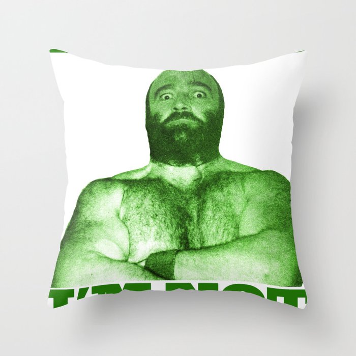 Memphis Wrestler Joe Leduc Throw Pillow