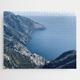 Poster Positano Italy Landscape From The Top Of Comune Mountain Jigsaw Puzzle