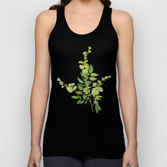 Yellow Tiny Flowers Unisex Tank Top