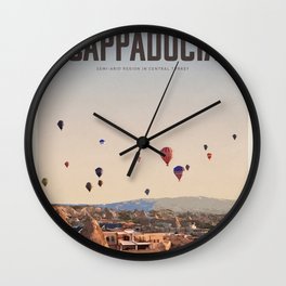 Visit Cappadocia Wall Clock | Anatolia, Travel, Hotairbolloons, Kapadovkia, Centralanatolia, Kapadokya, World, Balloons, Pamukkale, Ihlaracanyon 