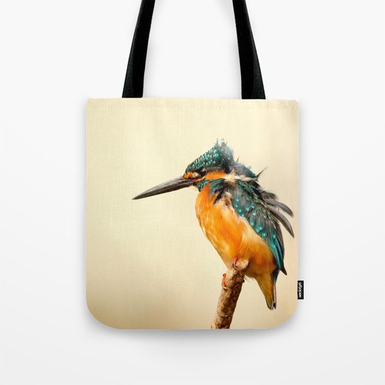 Kingfisher Bird Tote Bag