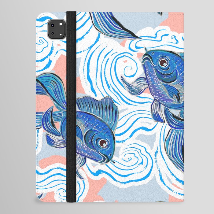 Asian Goldfish_Blues iPad Folio Case
