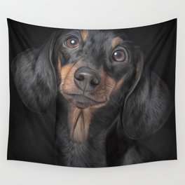 Drawing Dog breed dachshund Wall Tapestry
