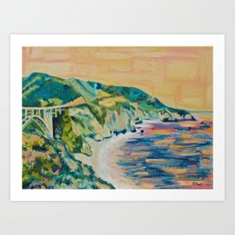 Bridge Sur, Big Sur Art Print