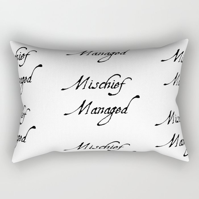 Mischief Managed Rectangular Pillow