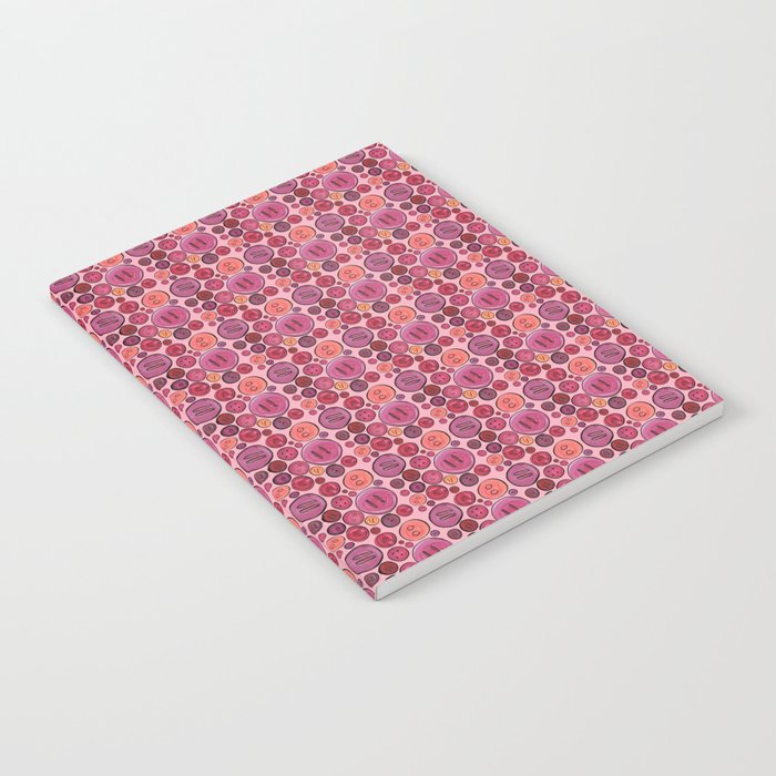 Pink Buttons Notebook