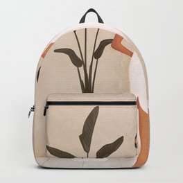 That Summer Feeling III Backpack | Palm, Modern, Abstract, Beauty, Travel, Plant, Minimal, Minimalist, Day, Shapes 