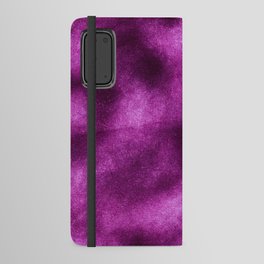 Purple canvas texture background.  Android Wallet Case