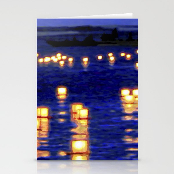 Lantern Floating Festival Stationery Cards