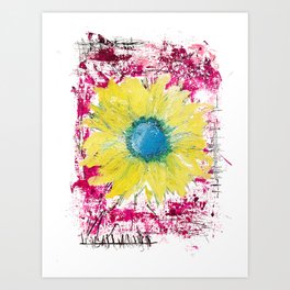 Sunflower Bloom 1 Art Print