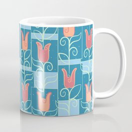 Art deco Tulips Coffee Mug