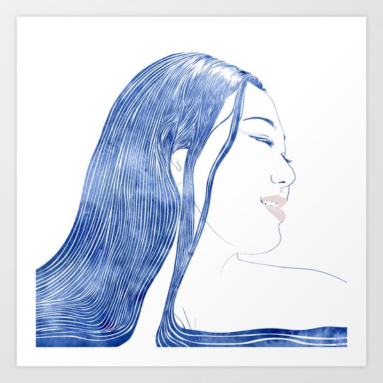 Water Nymph X Art Print