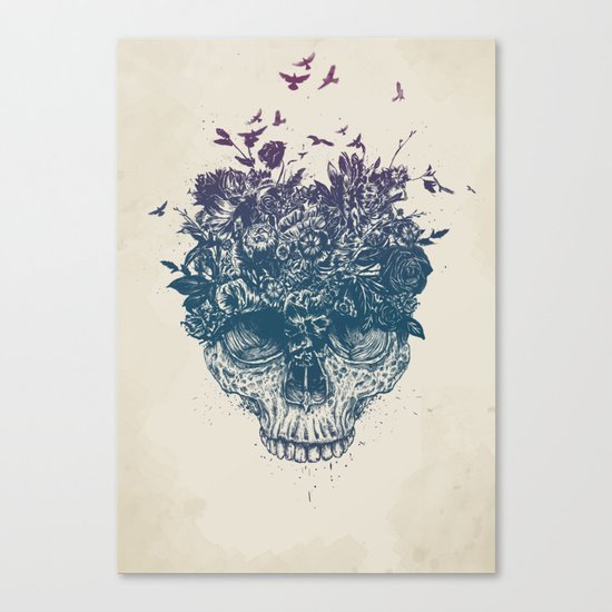 My head is a jungle Canvas Print