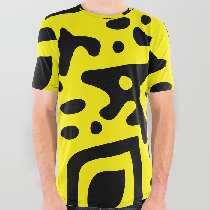 QR Clothes Yellow - Accessories All Over Graphic Tee