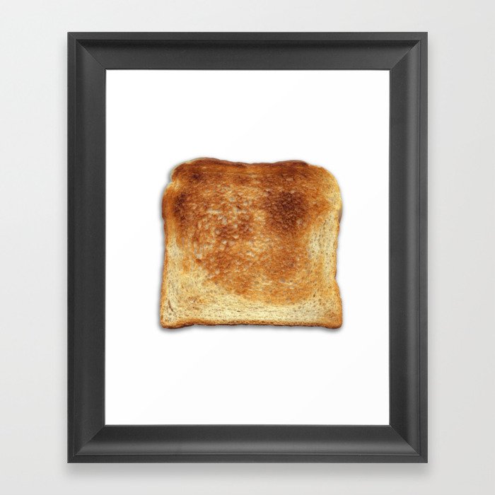Toast Framed Art Print