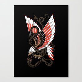 Americana - Eagle & Serpent Canvas Print