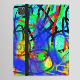 Abstract expressionist Art. Abstract Painting 2. iPad Folio Case