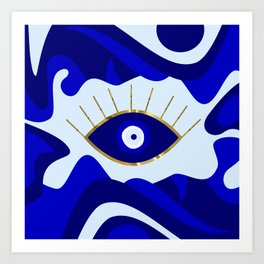 Blue Eye Art Prints For Any Decor Style Society6