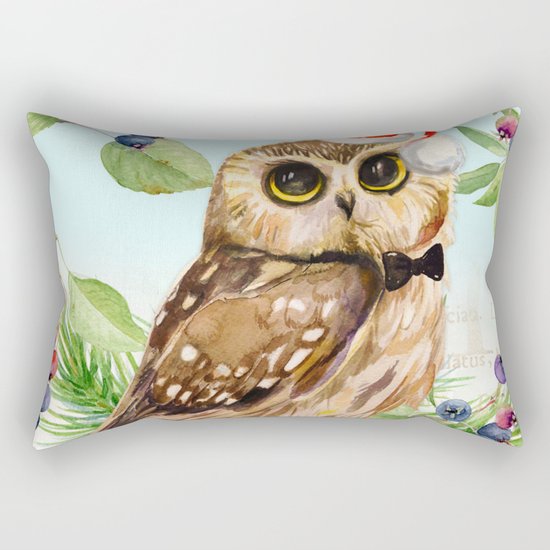 Winter animal #1 Rectangular Pillow