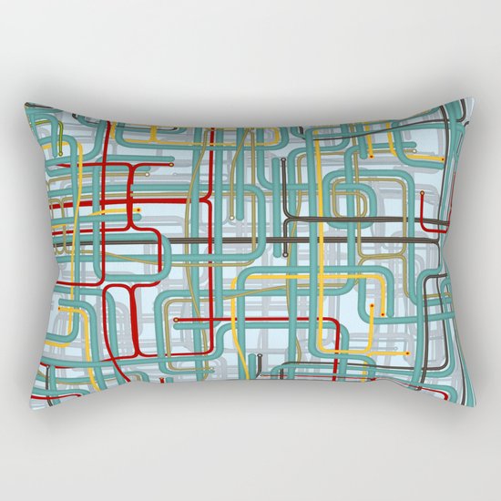 Pipe nightmare Rectangular Pillow