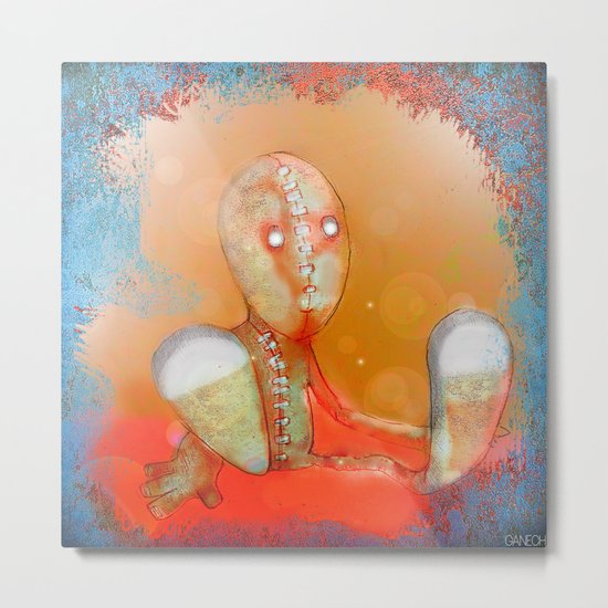 The cuddly toy to find in the attic Metal Print