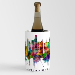 Melbourne Australia Skyline Wine Chiller