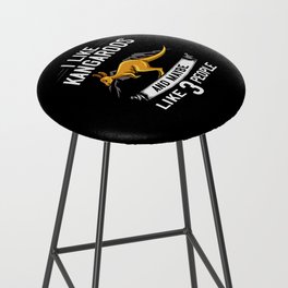 Kangaroo Red Australia Animal Funny Bar Stool