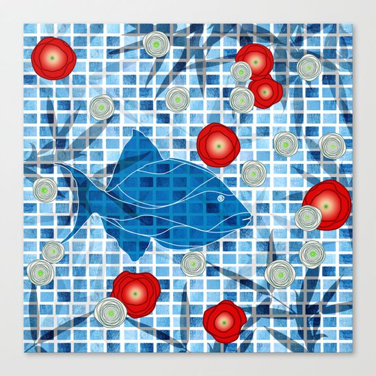 By The Pool !! Canvas Print