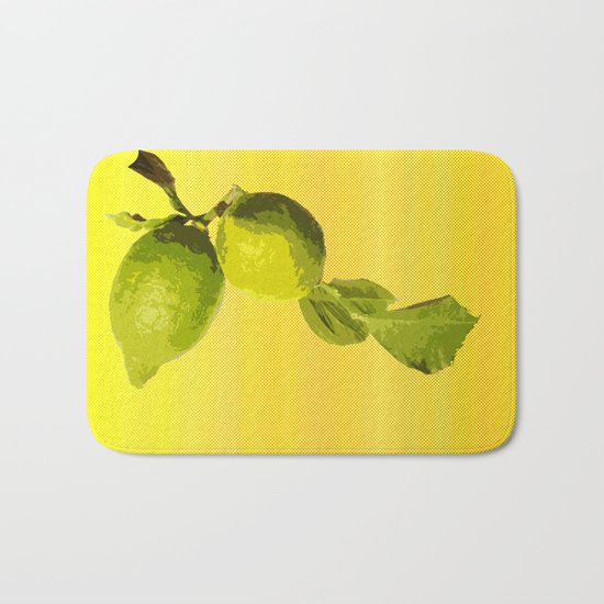 Summer Time Lime Bath Mat