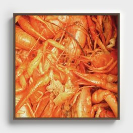 Crustacean Party! Framed Canvas