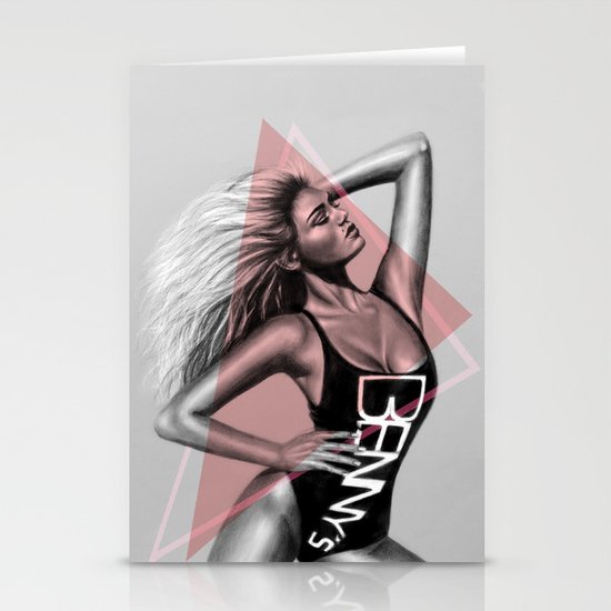 + IT MAY BE A GLAMOUR LIFE + Stationery Cards