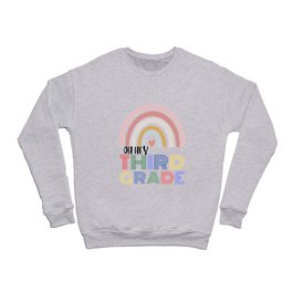 Oh Hey Third Grade Back to School Colored Design Crewneck Sweatshirt