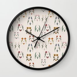 Women's Anatomy Wildflower Torso Art Chart Wall Clock