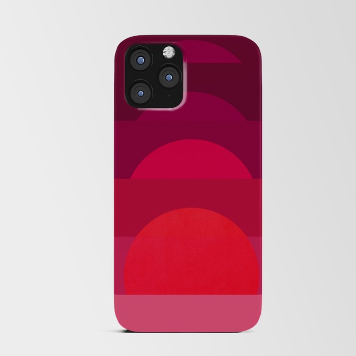 Abstraction_Sunset_001 iPhone Card Case