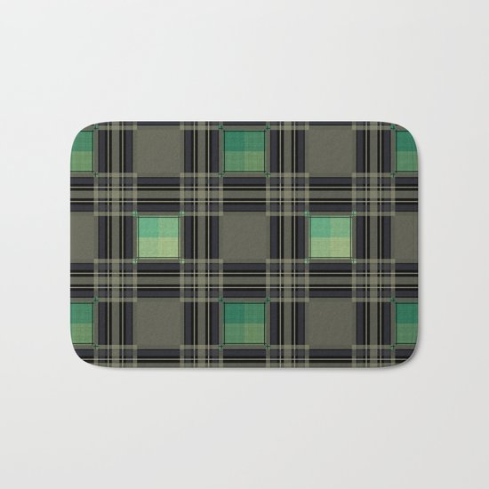 Green black nice cage . Bath Mat