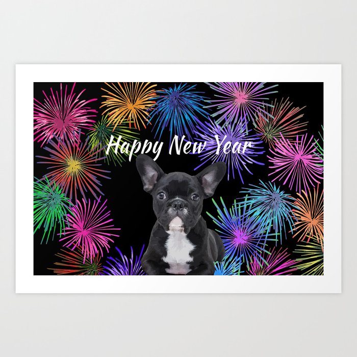 Happy new sale year french bulldog