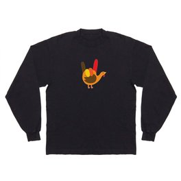 Autumn Fall Turkey Rock And Roll Sign Thanksgiving Long Sleeve T-shirt