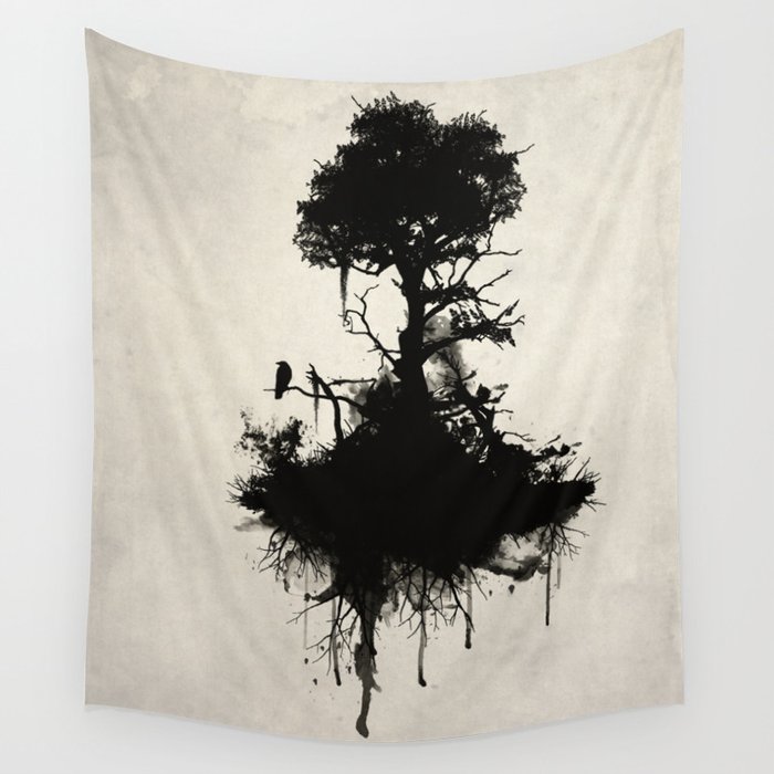 Last Tree Standing Wall Tapestry