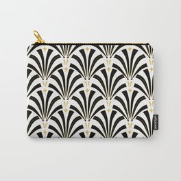ArtDeco Palmettos Carry-All Pouch | Artdeco, Stylish, Black And White, Pattern, 1920S, Vintage, Graphicdesign, Digital, Pop Art 