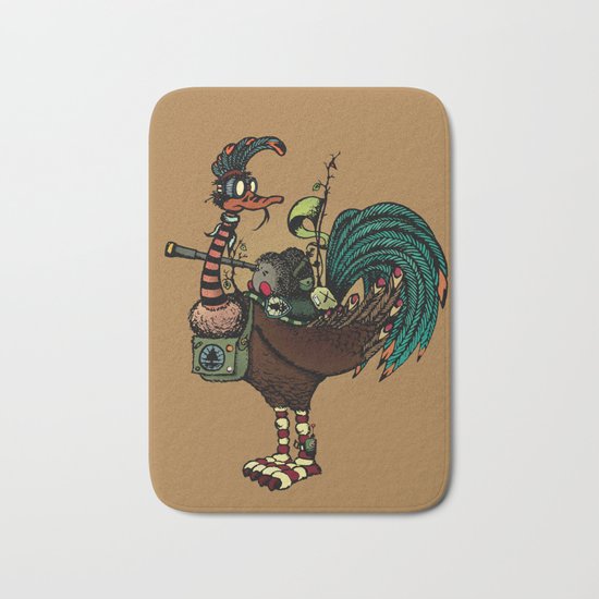 Nature warriors: Scouts Bath Mat