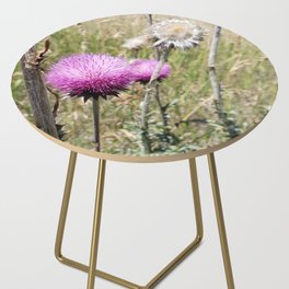 Thistle on the Prairie Side Table